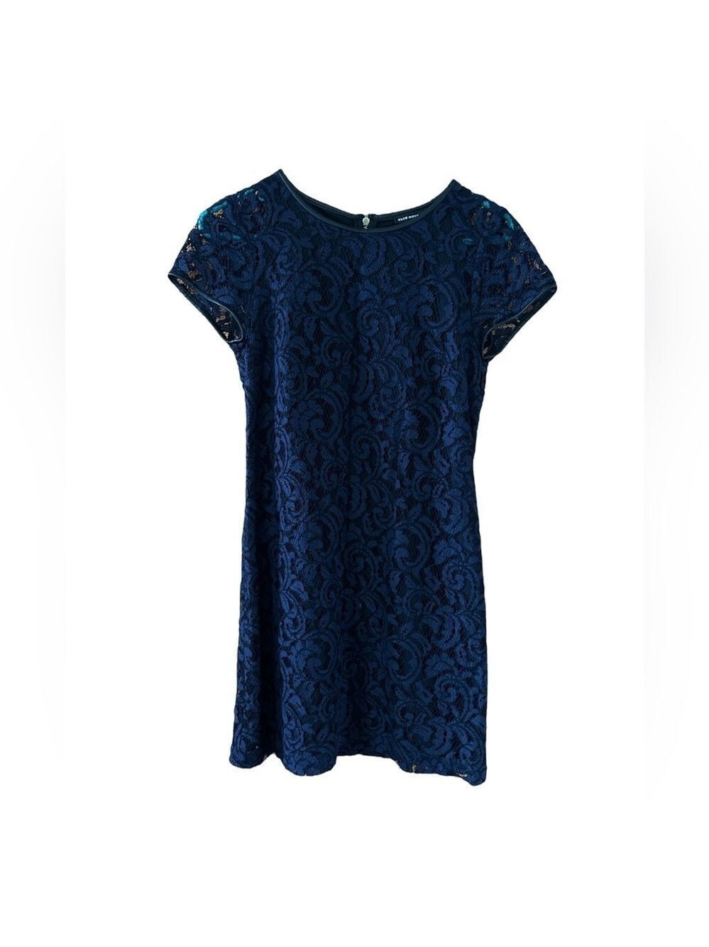 Club Monaco Blue Lace Mini Dress Size 0